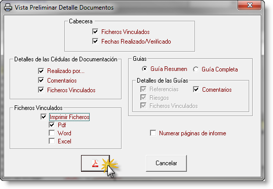 Imprimir toda la auditoría
