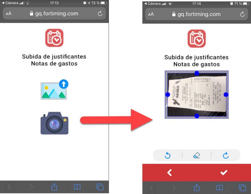 captura desde QR